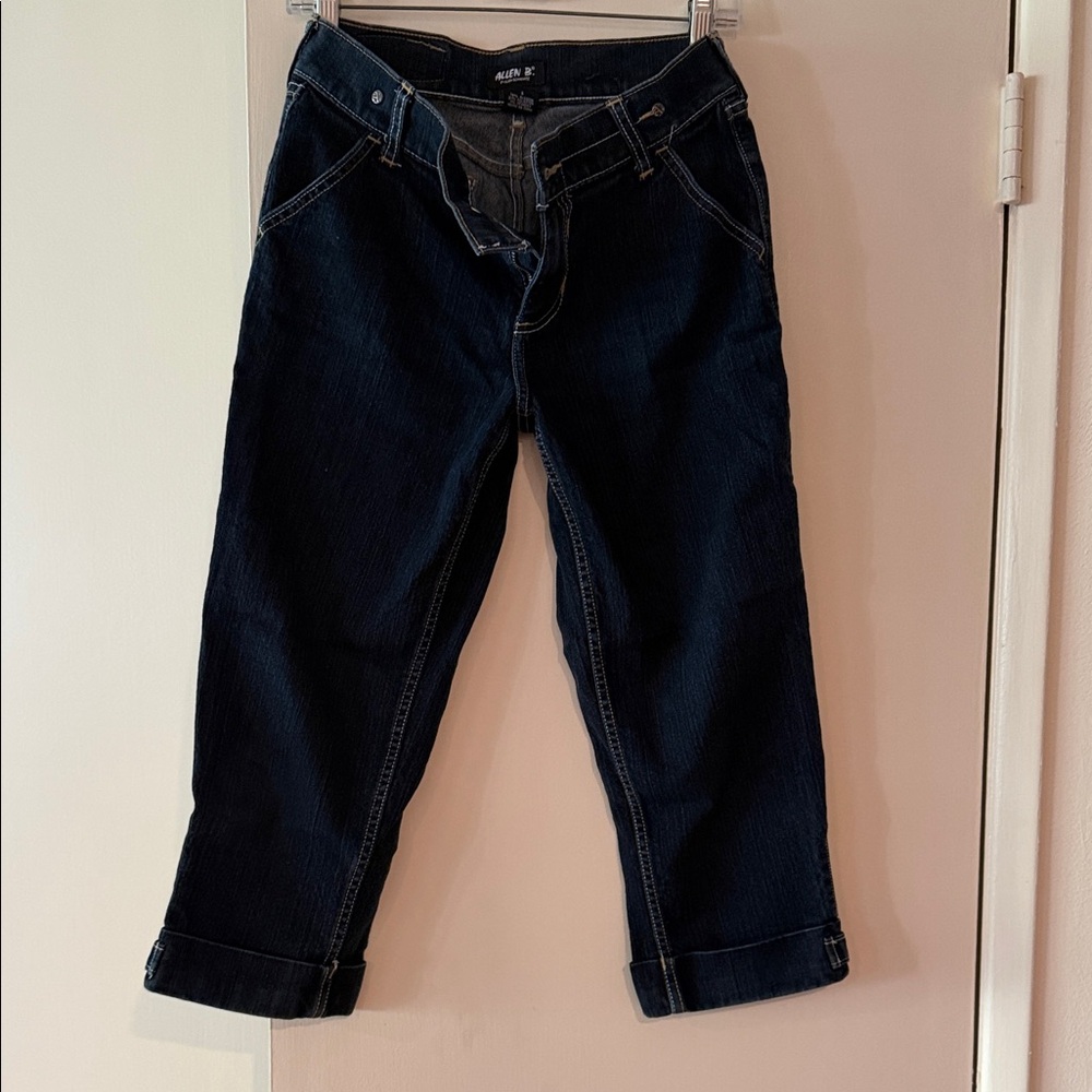 Allen B. by Allen Schwartz Dark Indigo Cropped Ankle Jeans